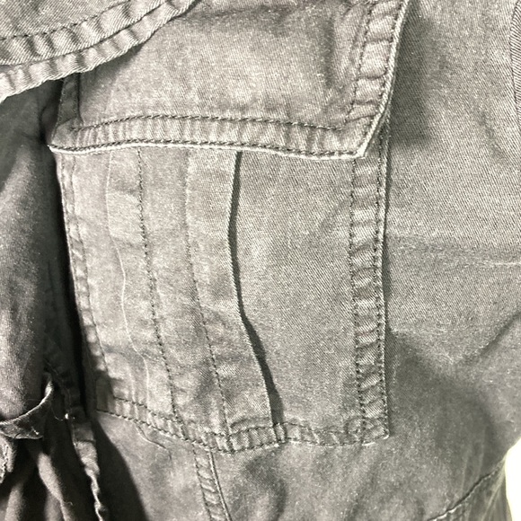 Double Zero 100% Cotton Ruffled Front Button Jacket Size M - Picture 6 of 13